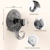GlobaLink Bathroom Suction Hooks - 2 Pack Reusable Sucker Hooks