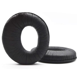 Replacement Ear Pads Compatible with Sony MDR RF985RK RF985R RF970RK RF970R RF960RK RF960R RF925RK RF925R RF Series Headphones Soft Leather and Memory Foam Repair Accessory Ear Pads (Black)