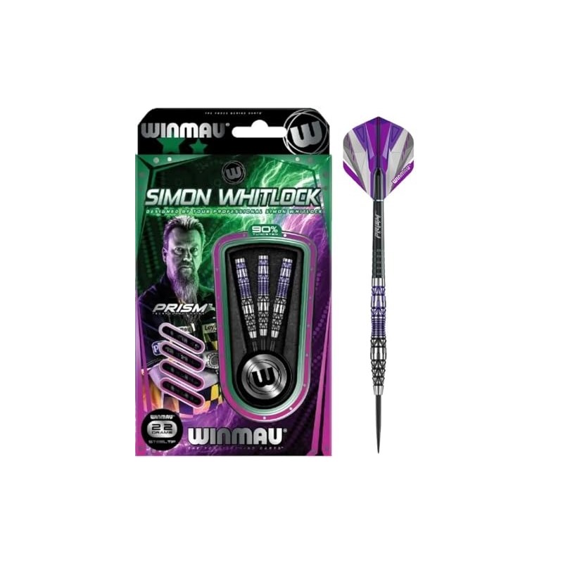 WINMAU Simon Whitlock Special Edition Tungsten Steeltip Darts Set 22g