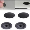 Pardarsey 4 Pcs Replacement Bottom Case Black Rubber Feet Foot