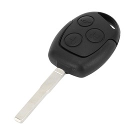 A ABSOPRO 3 Button Key Shell Keyless Entry Remote Key Fob Replacement Case for Ford C-Max 2004-2010