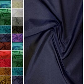 StoffBook Dark Blue Universal Elegant Taffeta Fabric Shimmering Taffeta Fabric B871
