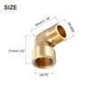 DTGN 3/8 BSP x 3/8 PT (Male x Female) 90°