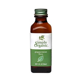 Simply Organic Peppermint Flavor, Certified Organic | 2 oz | Pack of 12