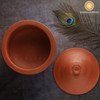 Swadeshi Blessings HandMade Exclusive Range Unglazed Earthen Kadai/Mud Handi/Mitti Ke