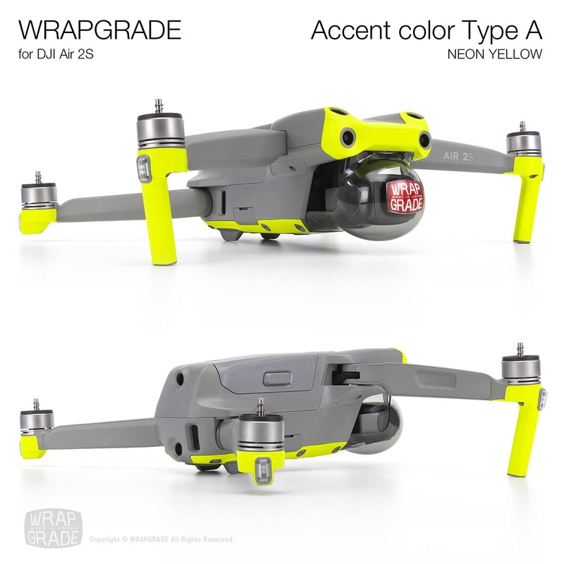 Wrapgrade Skin Compatible with DJI Air 2S, Accent Colour A