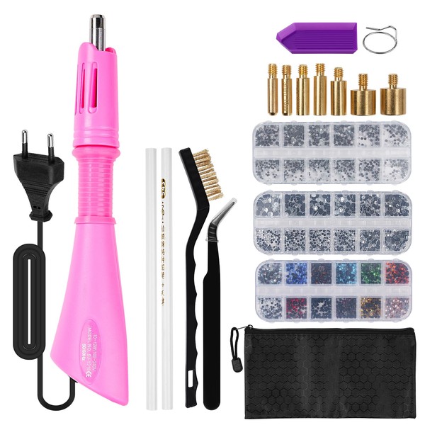 Outbit Hotfix Rhinestone Applicator, Quick Heating Hot Fix Wand Rhinestones,