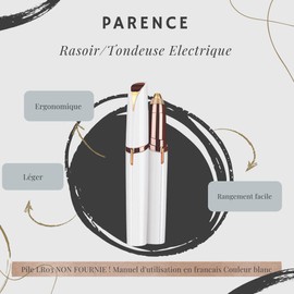 G-MOTIONS.- Akkubetriebener Rasierer/elektrische Haarschneidemaschine - Für Nase, Ohren, Augenbrauen, Daunen Männer und Frauen, kleine Bürste im Lieferumfang enthalten