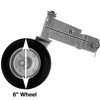 Gate Wheel Swivel Style for Supporting Gates with 1-7/8" Gate
