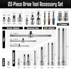 WETT 25-Piece Drive Tool Accessory Set, 1/4" 3/8" and 1/2"