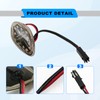 Motorcycle LED Front Flush Mount Turn Signal Light, Brake Blinker