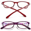 RaoOG Blue Light Blocking Reading Glasses for Women, 2 Pack