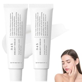 2PC 345 relief cream, Hidratante Calmante para El Rostro, Skincare Moisturizing, Reparadora de La Barrera Cutnea                                      