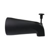Westbrass E531D-1F-62 5-1/4" Reach Wall Mount Tub Spout with Front