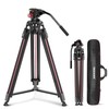 NEEWER 79"/2m Video Camera Tripod with Fluid Head, One Step