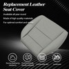 SecosAutoparts Driver & Passenger Side Bottom Replacement Leather Perforated Seat