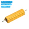 PATIKIL 100W 3 Ohm Aluminum Shell Resistor, 5 Pack Aluminum