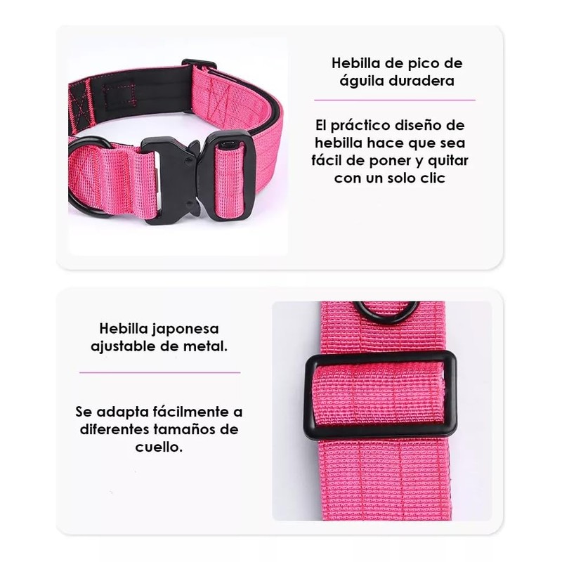 UNA MASCOTA Collar Táctico para Perros - Seguridad y Comodidad