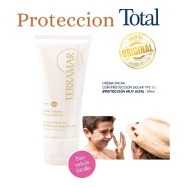 Crema Facial Con Protección Solar Fps 50+ Terramar