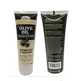 Difeel Mascarilla Capilar de Aceite de Oliva Extra Virgen 8 oz. - Tratamiento capilar acondicionador profundo de aceite de oliva
