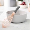 Berghoff Leo Silicone Whisk with Soft-Touch Grip, Pink & Gray