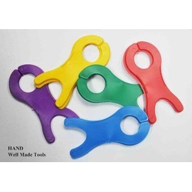 HAND ® Fish Thread Winders, 5 Pcs, Assorted Colour, 4.2x1.9”