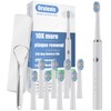 ORALEXIS Electric Toothbrush for Adults and Kids, with Tongue Scraper