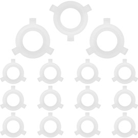 Acmerota 15 Pack Lampshade Reducing Ring E27 to E14 Adapter Converter Adapter Rings for Lampshades Lamp Ring Converter Washer Replacement of Matching Lights