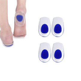 TingDongWei 2 Paar Fersensporn Einlagen Damen und Herren, Gel Einlegesohlen Fersenpolster für Plantar Fasciitis Fersensporn und Achillesschmerzen (EU 35-39)