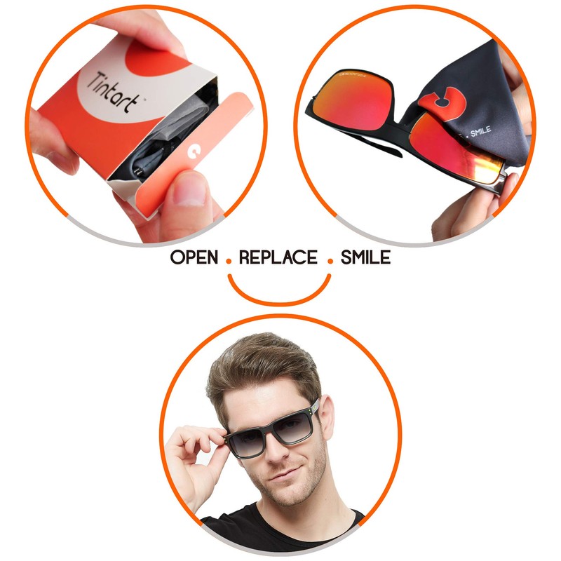 Tintart Performance Replacement Lenses Compatible with Oakley Jawbone - Grey