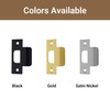 T-Strike Door Strike Plate, Stainless Steel Strike Plates for Interior