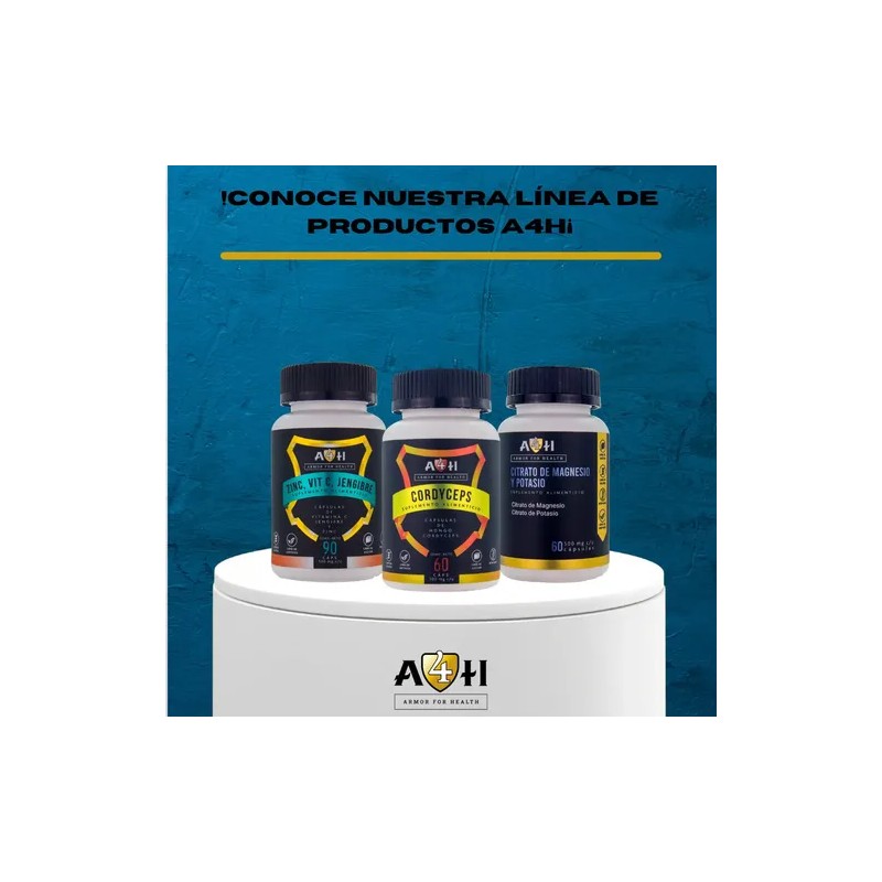 Suplemento A4h Resveratrol Curcumina Antioxidante Caps
