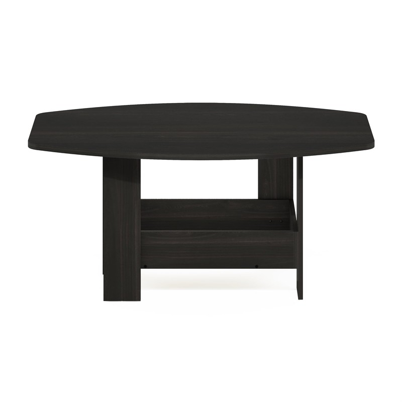 Furinno Simple Design Coffee Table with Storage Compartment, Espresso