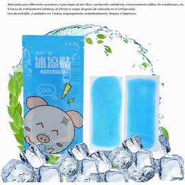 30 Parches Refrescantes de Verano - Parches refrescantes para la frente, perfectos para aliviar el calor y las molestias del verano. Disipan eficazmente el calor generado por tu teléfono, lo que los hace ideales para viajes al aire libre y para el uso dia