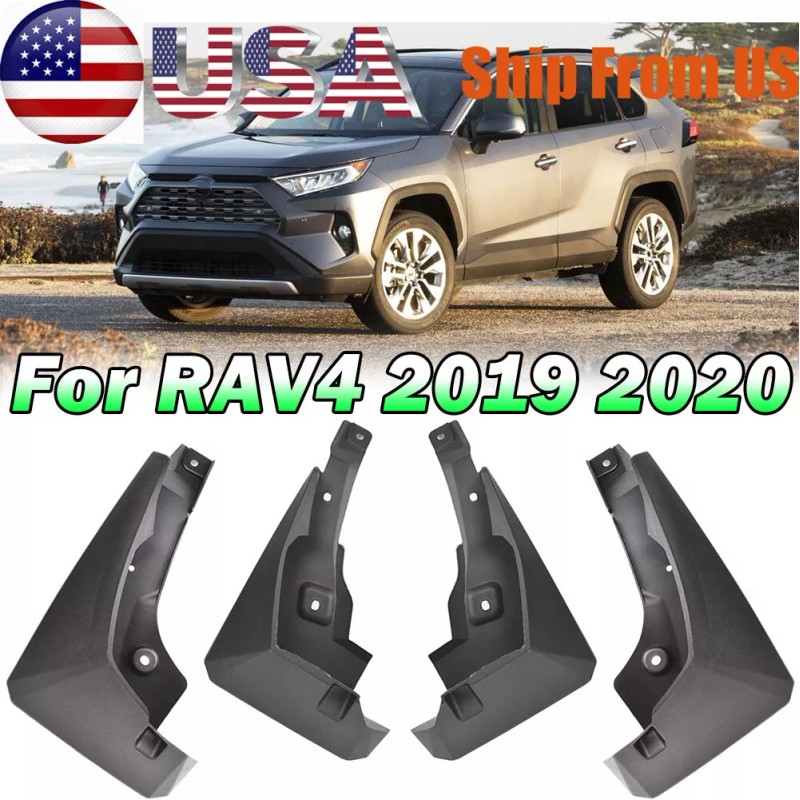 XUKEY For 2019-2024 Toyota RAV4 Mud Flaps Front & Rear