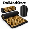 Acupressure Mat with Optional Pillow, Textured Spike Relaxation Mat for
