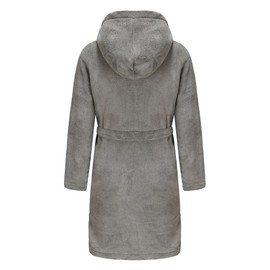 Kids Bathrobe, Toddler Hooded Soft Towel Robe for Girls Boys Terry Cloth Robes Sleepwear Grey 14 Years