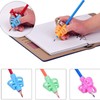 Pencil Grip & Clip Set, Including 4 Counts Pencil Grip