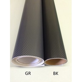 Taro Works Carbon Sheet 4D Realistic Exterior Car Wrapping Film Gray 152 x 30