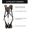 Malta Hunting Safety Ultralight Safety Harness Kit Set, TrueTimber Patterns,