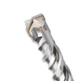 1-3/8 in x 10-1/4 in (35 x 260mm) SDS Max Rotary Hammer Drill Bit, Concrete Drill Bit,Masonry Drill Bit for Concrete, Brick, Cement (Length :260mm / 10-1/4 inch, 1-3/8 inch （ 35mm))
