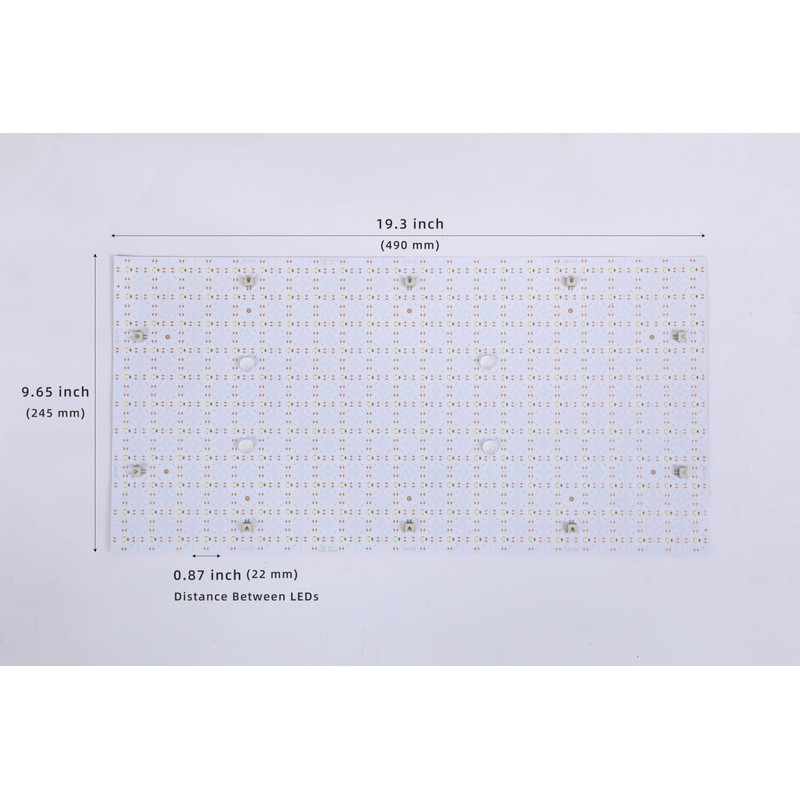 Minxue 4PCS Soft LED Backlight Sheet 36W 6000K IP54 Water