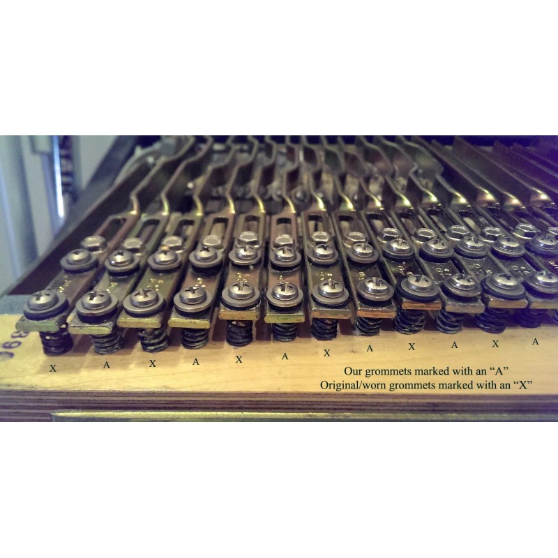 Avion Studios Rubber Tone Bar Grommets - Fender Rhodes -