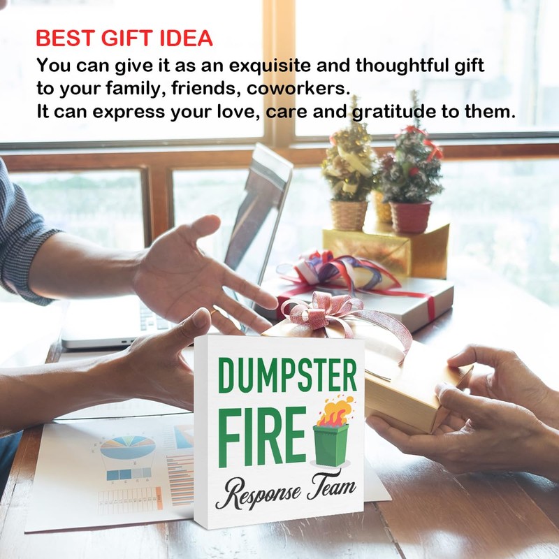 Dumpster Fire Desk Accessories - Funny Office Desk Accessories -
