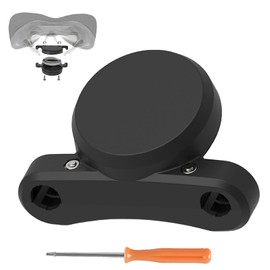 Wjelet Airtag Bicycle Mount, Anti-Theft Bicycle Holder, Splash-proof GPS Tracker, with Safety Screws and Tool for All MTB Bikes, Easy Location of the Bicycle (Black)