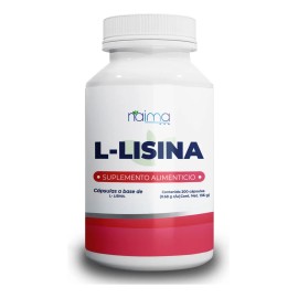 L-Lisina 1074 mg por porción (2 cápsulas) | 200 cápsulas de aminoácido esencial puro, ideal para apoyo muscular, recuperación, rendimiento deportivo, salud ósea e inmunidad.