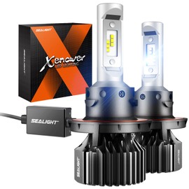 SEALIGHT X1 H13 9008 Bulb, Superior Visibility, 𝟐𝟐𝟎𝟎𝟎𝐋𝐌, Fog Bulb, 6000K White, 1:1 Size Design, Fog Bulb, Easy Fit, Perfect for Off-Road, Fog Light, Pack of 2