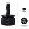 Motorcycle Rear Fender Seat Bolt, Skull Design 1/4"-20 Thread Seat