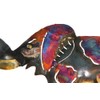Elephant Multicolor Recycled Metal Wall Hanging 27cm Wide Ethically Traded