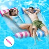 Lunriwis Pool Float Water Hammock 2 Pack Inflatable Swimming Pool
